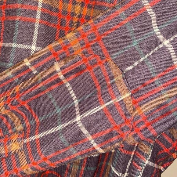 Woolrich Plaid Button Up LongSleeve Shirt Sz MED - Picture 10 of 14